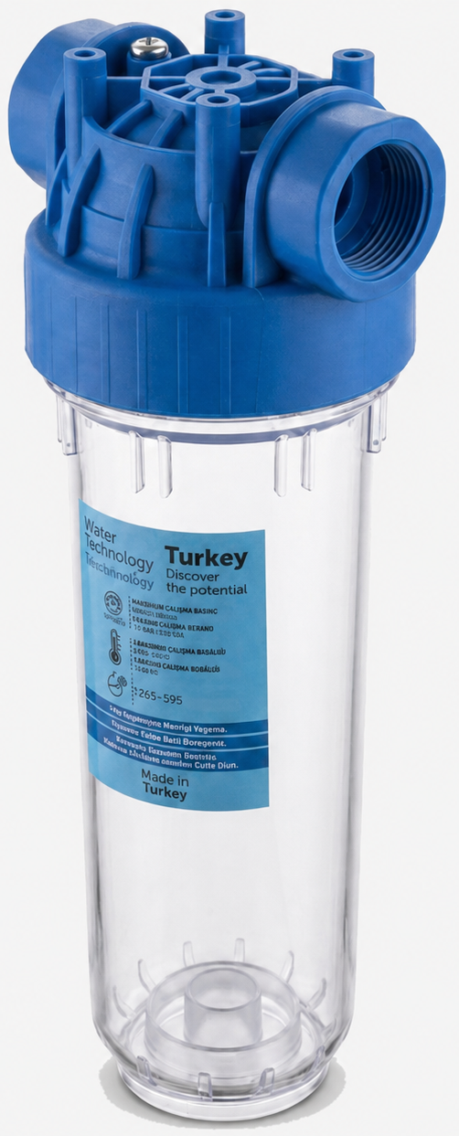 1 Inch Plastic Threaded Filter Housing (10 Inch)